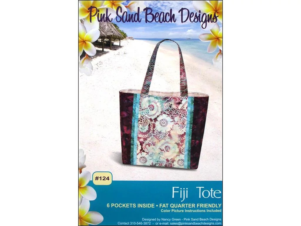 Pink Sand Beach Fiji Tote Ptrn