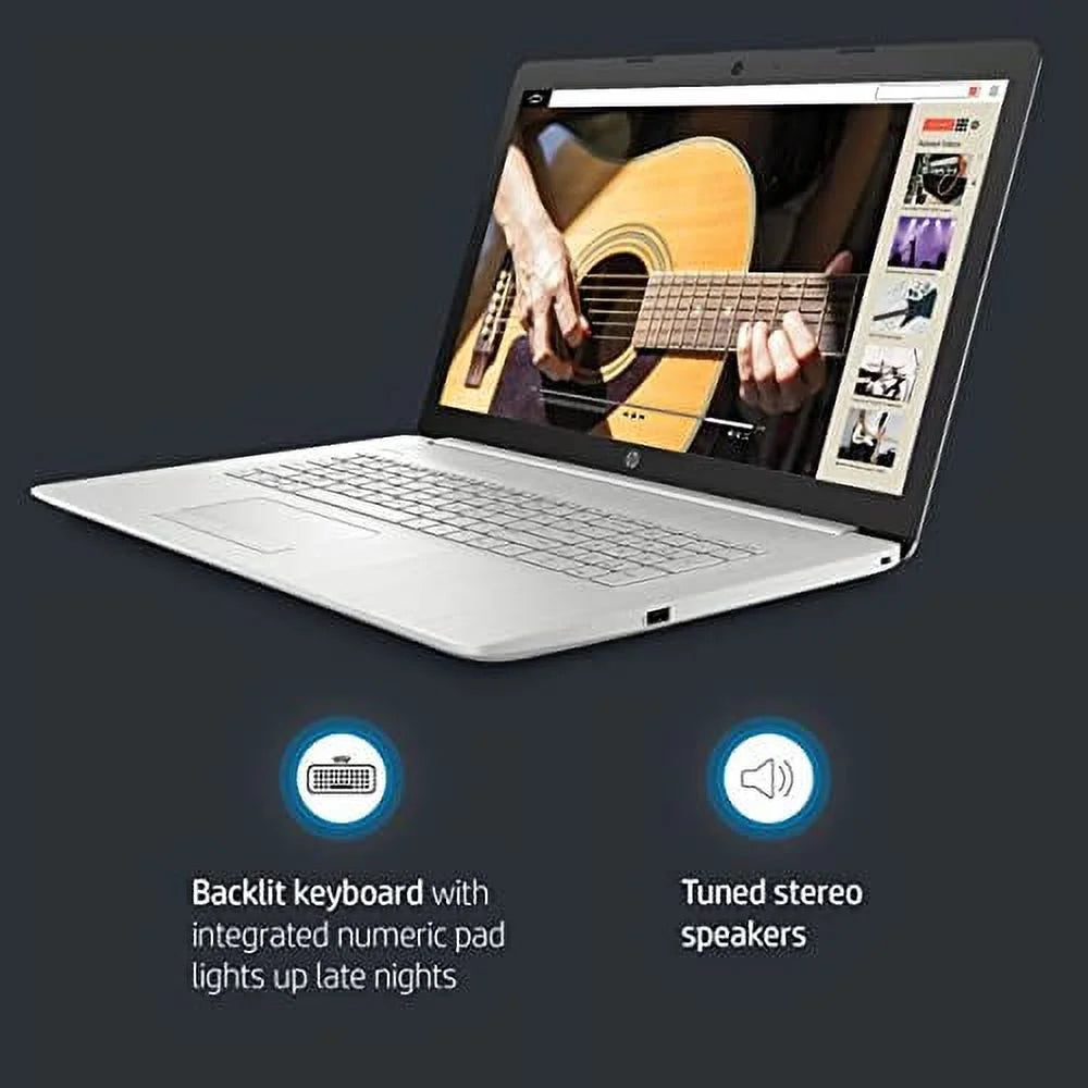 Newest 2021 17.3' FHD Portable computer 11th Core i5-1135G7 (>i7-1065G7), 8GB RAM, 512GB PCIe SSD, Iris Xe Graphics, Webcam, HDMI, Win 11, w/ Accessories, Silver, (17-by4061nr)