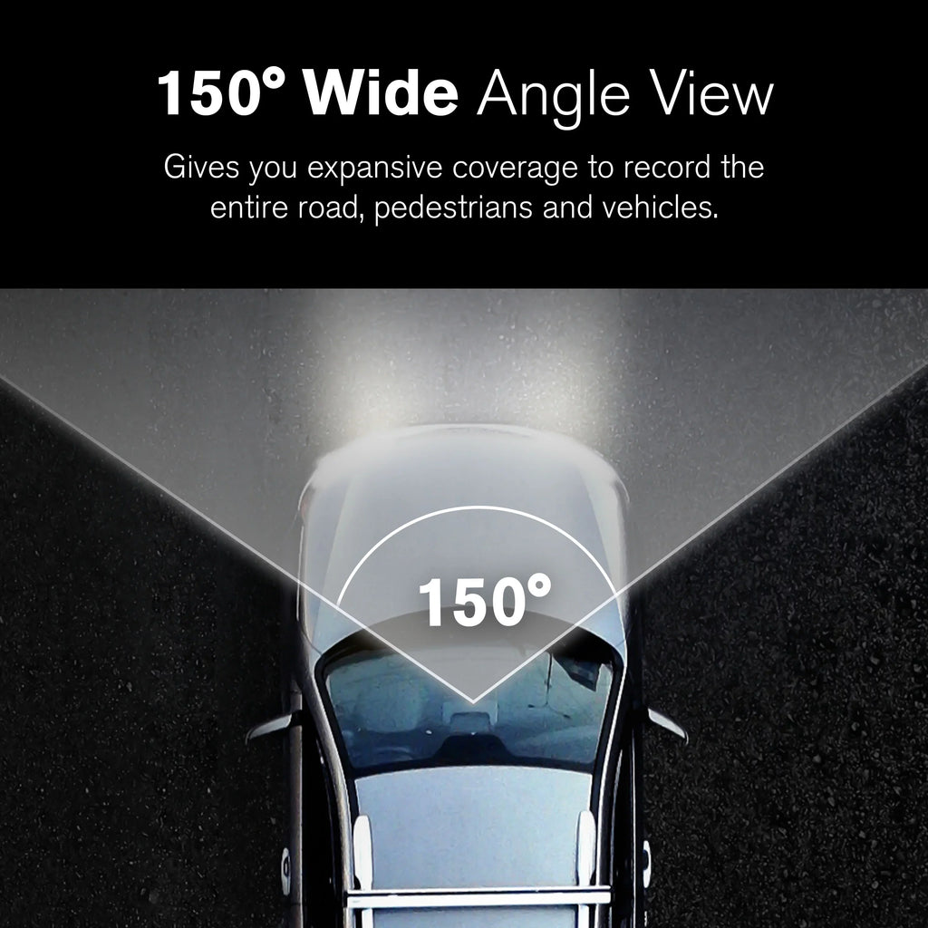Yada 4K Roadcam Pro GPS with App, 150 Degree Wide Angle Lense, 3" LCD Monitor UHD Resolution High Dynamic Range for Day/Night. G-Sensor Technology with Park and Record Mode