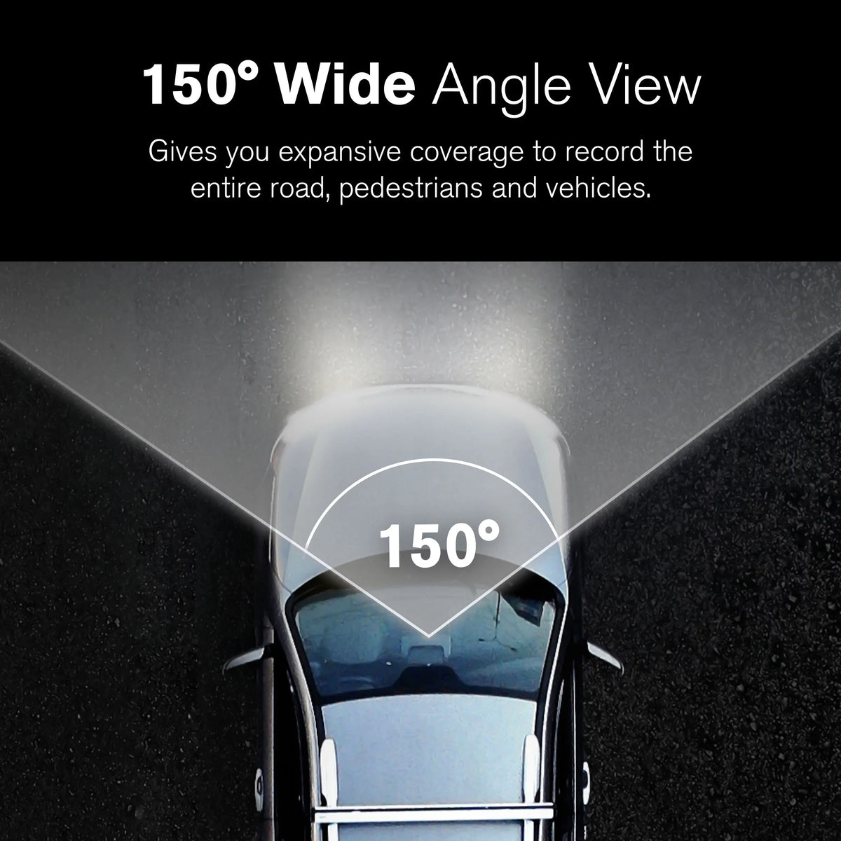 Yada 4K Roadcam Pro GPS with App, 150 Degree Wide Angle Lense, 3" LCD Monitor UHD Resolution High Dynamic Range for Day/Night. G-Sensor Technology with Park and Record Mode