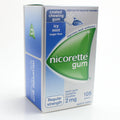 4 Pack, Nicorette Gum 2mg ICY MINT (Total 420) Quit Smoking Aid