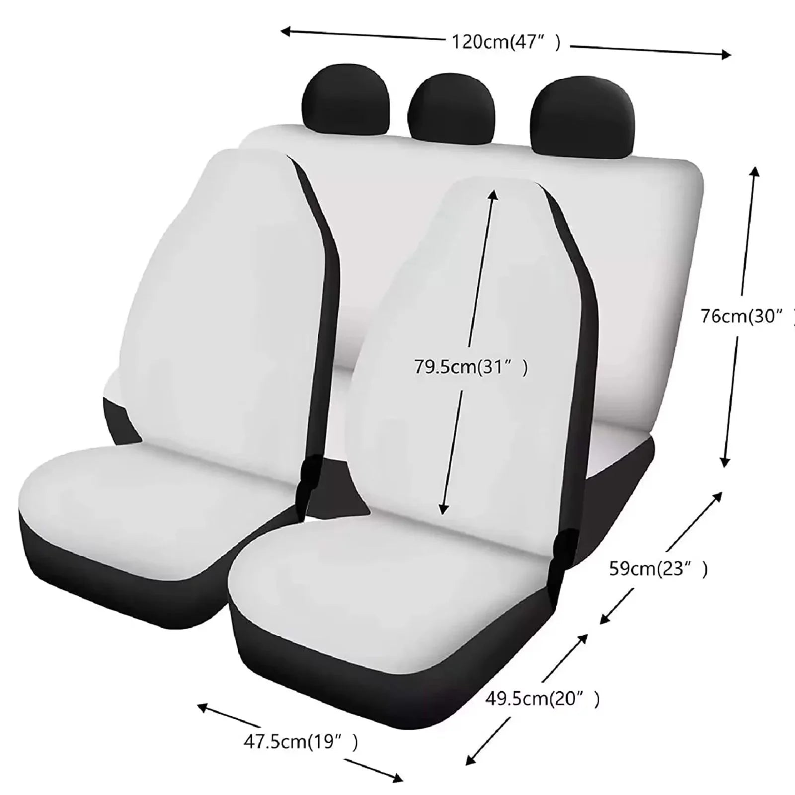 Binienty Interior Accessories Car Seat Cover Set of 8-Van Sedan Seatbelt Pad+Center Console Pad+Front Back Saddle Blanket Cover+Auto Settring Wheel Cover AestheticMushroom Print