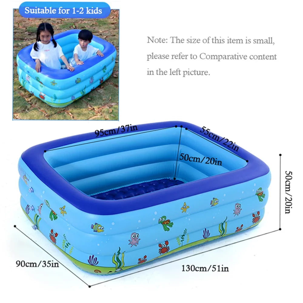 Portable Swimming Pool Inflatable Swimming Pool Basin Kid Bathtub