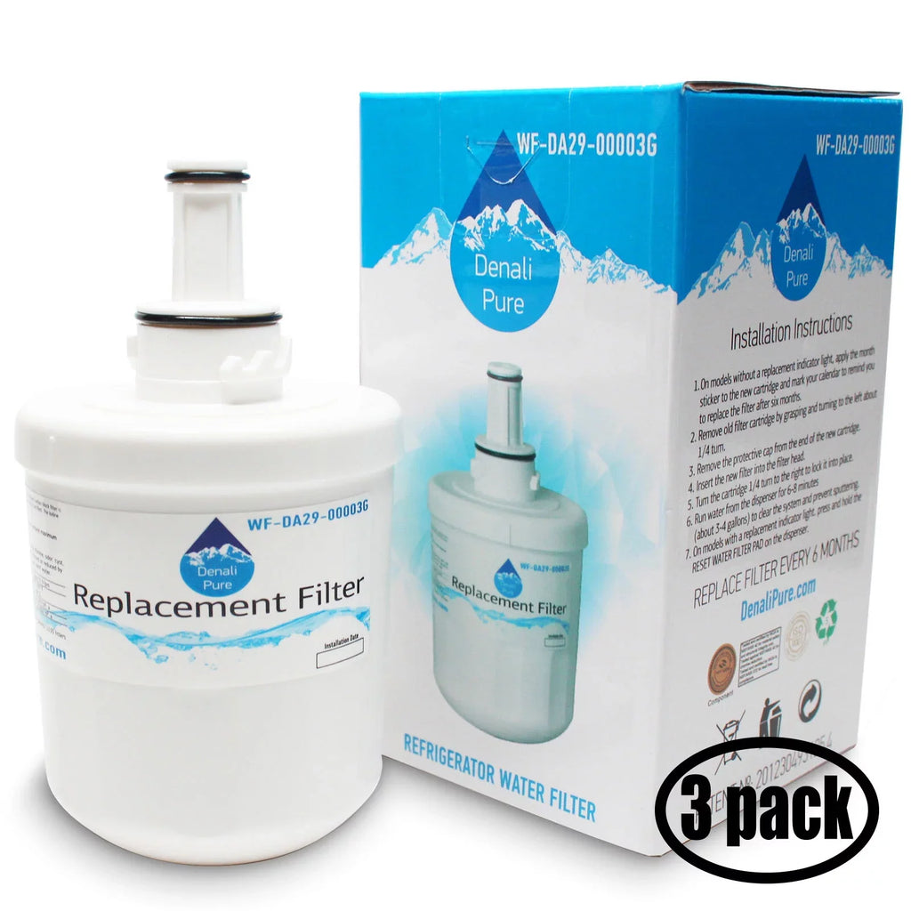 3-Pack Compatible with HAFIN2/EXP Refrigerator Liquid Filter - Compatible with HAFIN2/EXP Fridge Liquid Filter Cartridge