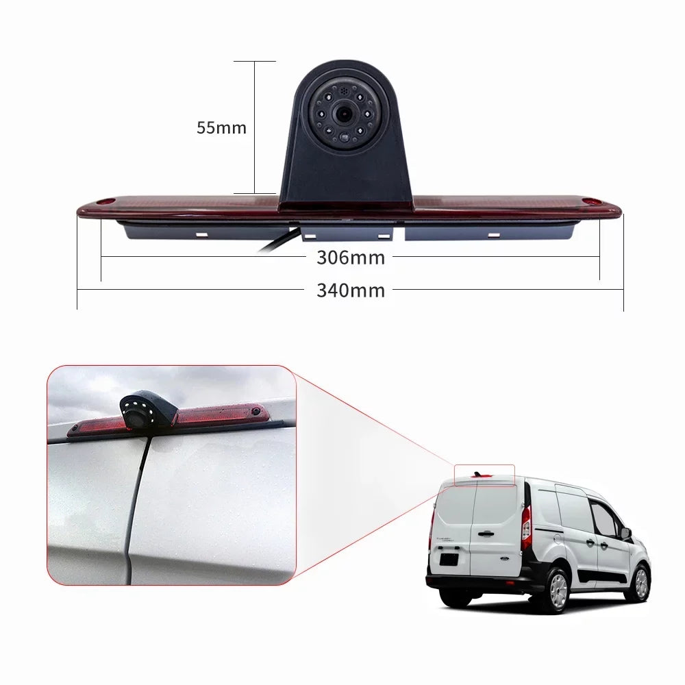 OWSOO 7in Brake Backup for Mercedes-Benz Sprinter/ Crafter Vans Parking (with Monitor)