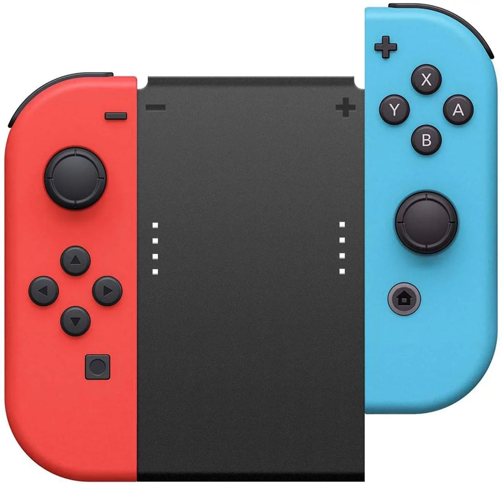 Game Handle Connector for Nintendo Switch Joy-Con, 5-in-1 Gamepad Handle with Wrist Strap for NS Switch Grip
