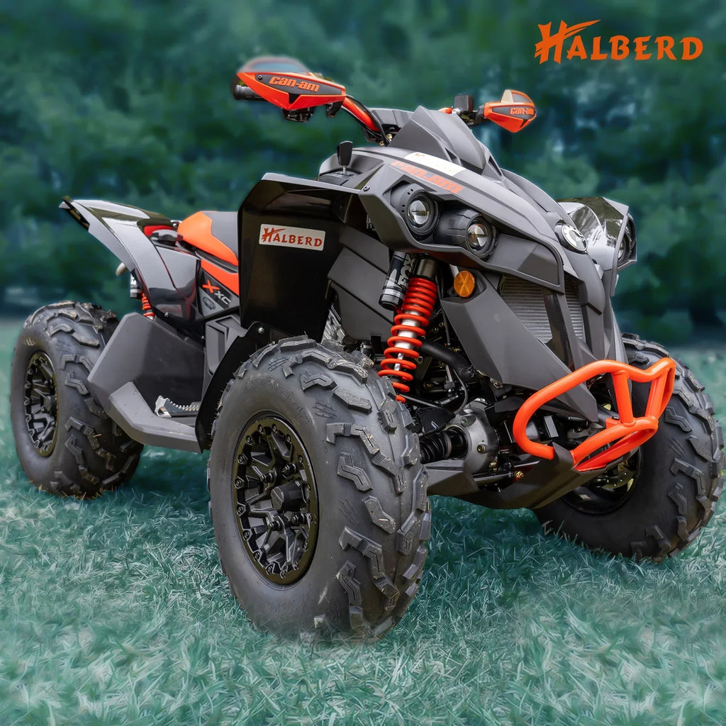 HALBERD Set of 4 25x8-12 Front & 25x10-12 Rear ATV/UTV Tires 6PR Trail Sand All Terrain off Road Tire