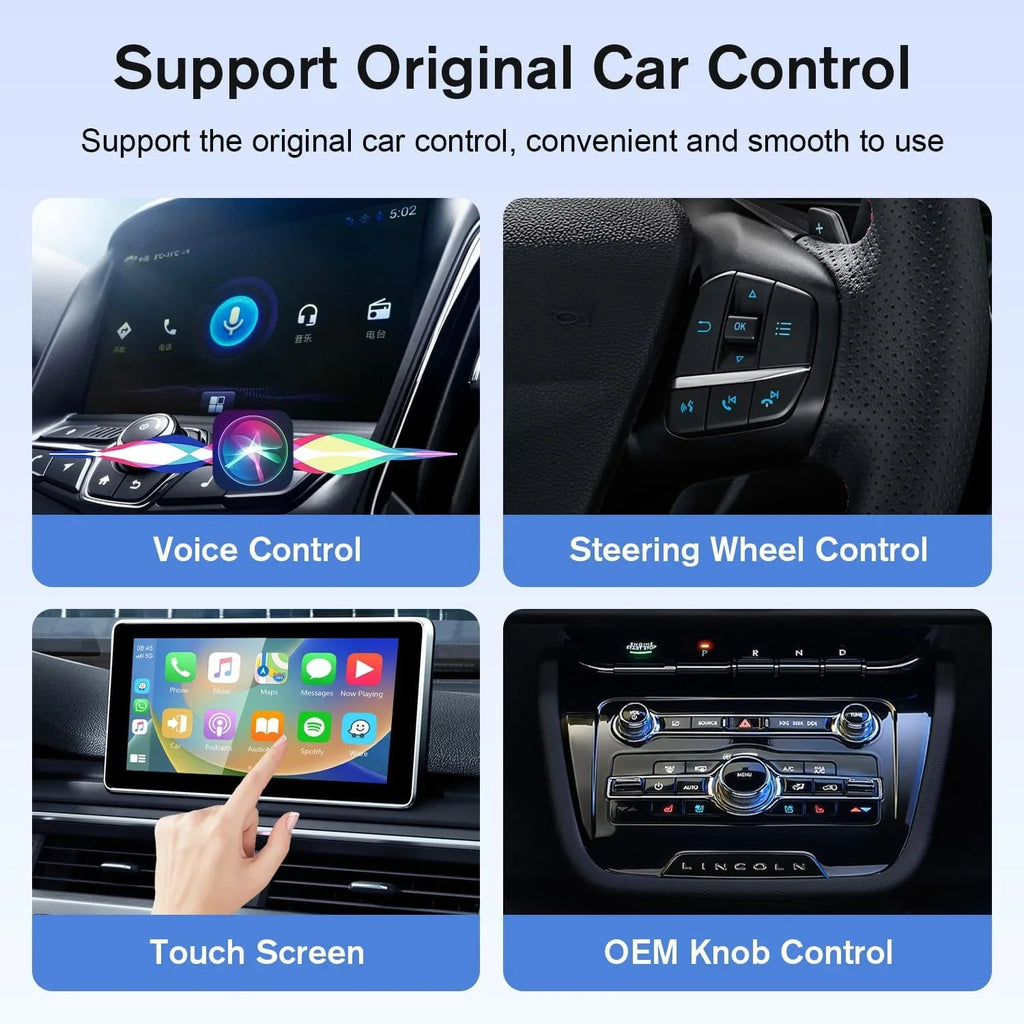[2024 Newest] The Drivebox Pro for Car Autoflix,4 in 1 Android Auto Wireless Adapter & CarPlay Wireless Adapter with Monitor Mirroring, Magic Link CarPlay Box Stream to Your Car
