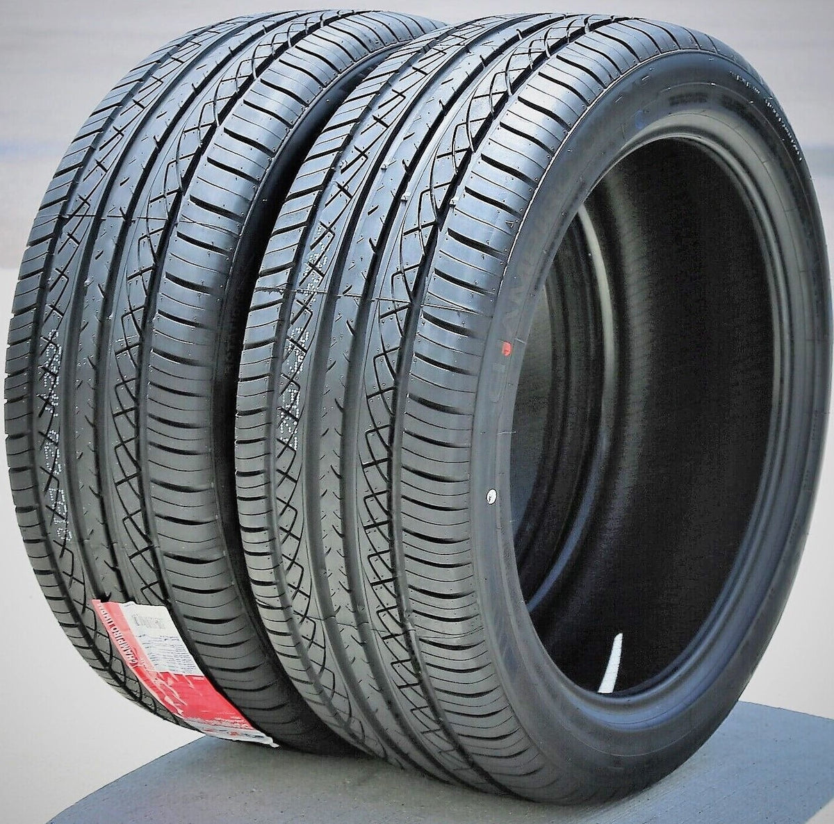 Set of 4 (FOUR) GT Radial Champiro UHP A/S 255/40R19 ZR 100Y XL AS High Capability Tires Fits: 2014 Ford Mustang GT, 2015-23 Ford Mustang EcoBoost Premium