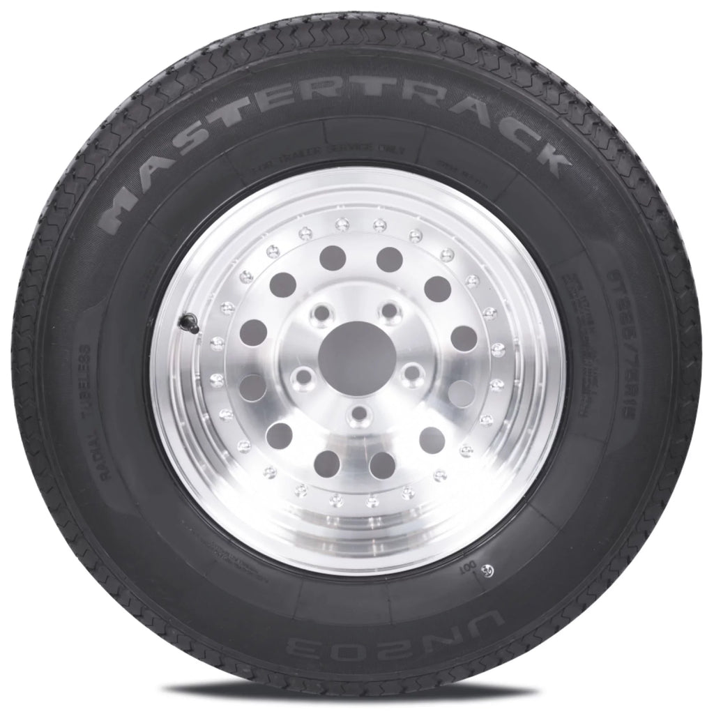 Mastertrack UN203 ST205/75R14 8 Ply 105M Load Range D Radial Trailer Tire - ST 205/75/14 205/75R14 (Tire Only)