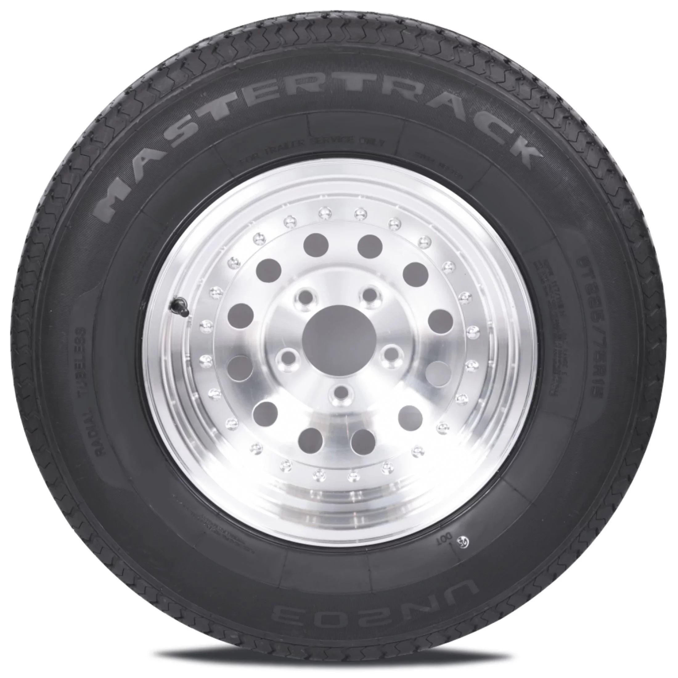 Mastertrack UN203 ST205/75R14 8 Ply 105M Load Range D Radial Trailer Tire - ST 205/75/14 205/75R14 (Tire Only)