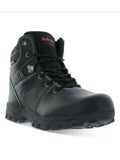 WEATHERPROOF VINTAGE Mens Black Mixed Media Padded Fluid Resistant Jeremiah Round Toe Lace-Up Hiking Boots 13 M