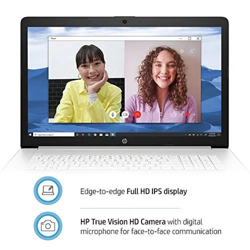 2022 High Efficiency Business Portable computer - 17.3inch FHD IPS - i5-1135G7 4-Core - Iris Xe Graphics - 16GB DDR4 - 512GB SSD Silver 16GB RAM | 512GB SSD 17-BY4000 17-BY4000