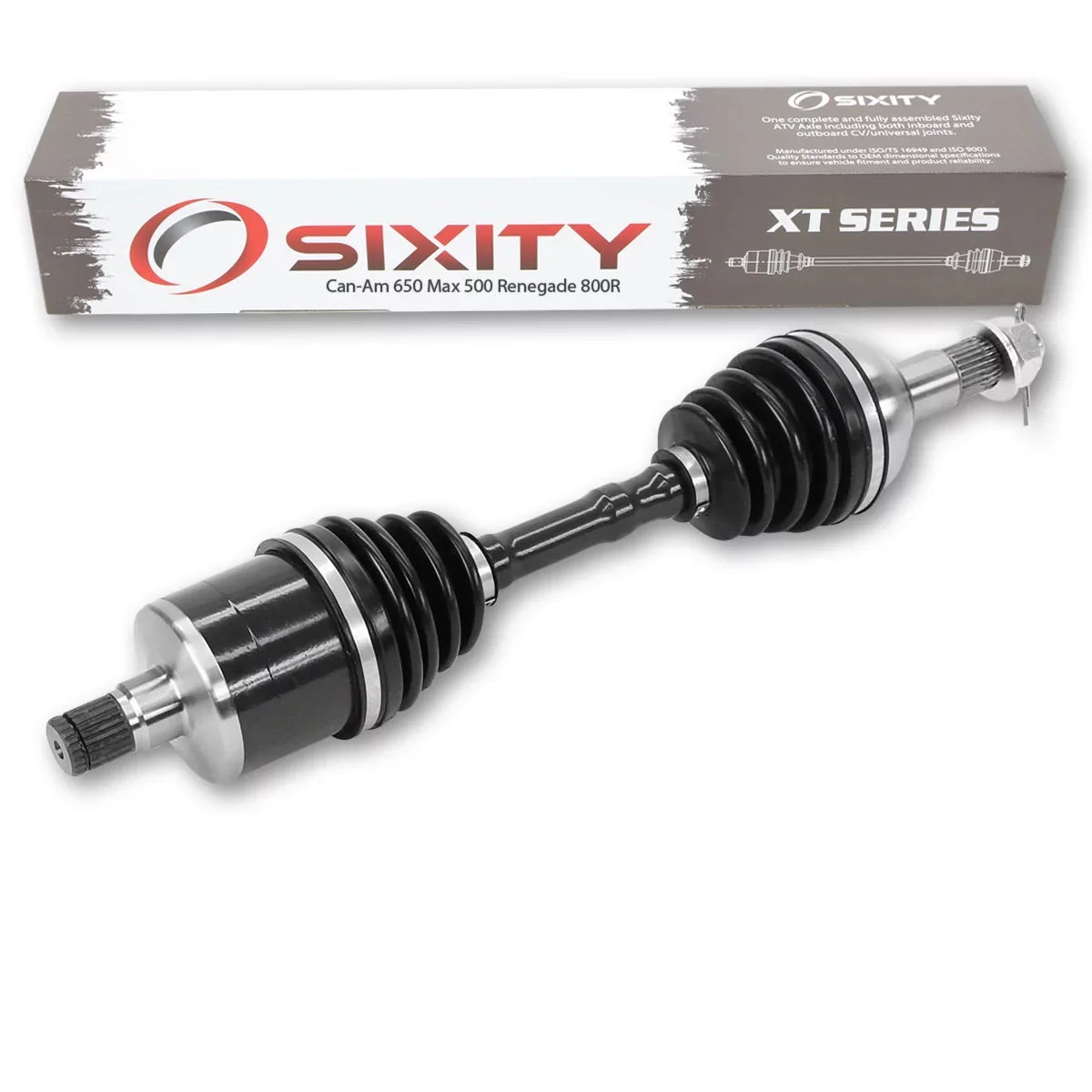 Sixity XT Rear Right CV Axle compatible with Can-Am 650 Max 500 Renegade 800R Outlander 1000 2015 2014 2013