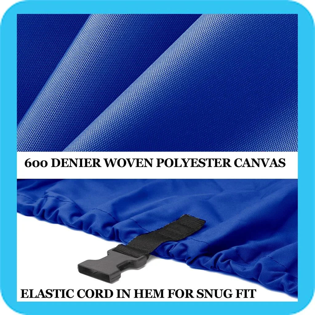 BLUE, GREAT QUALITY BOAT COVER Compatible for LUND PRO ANGLER 1600 DLX ALL YEARS