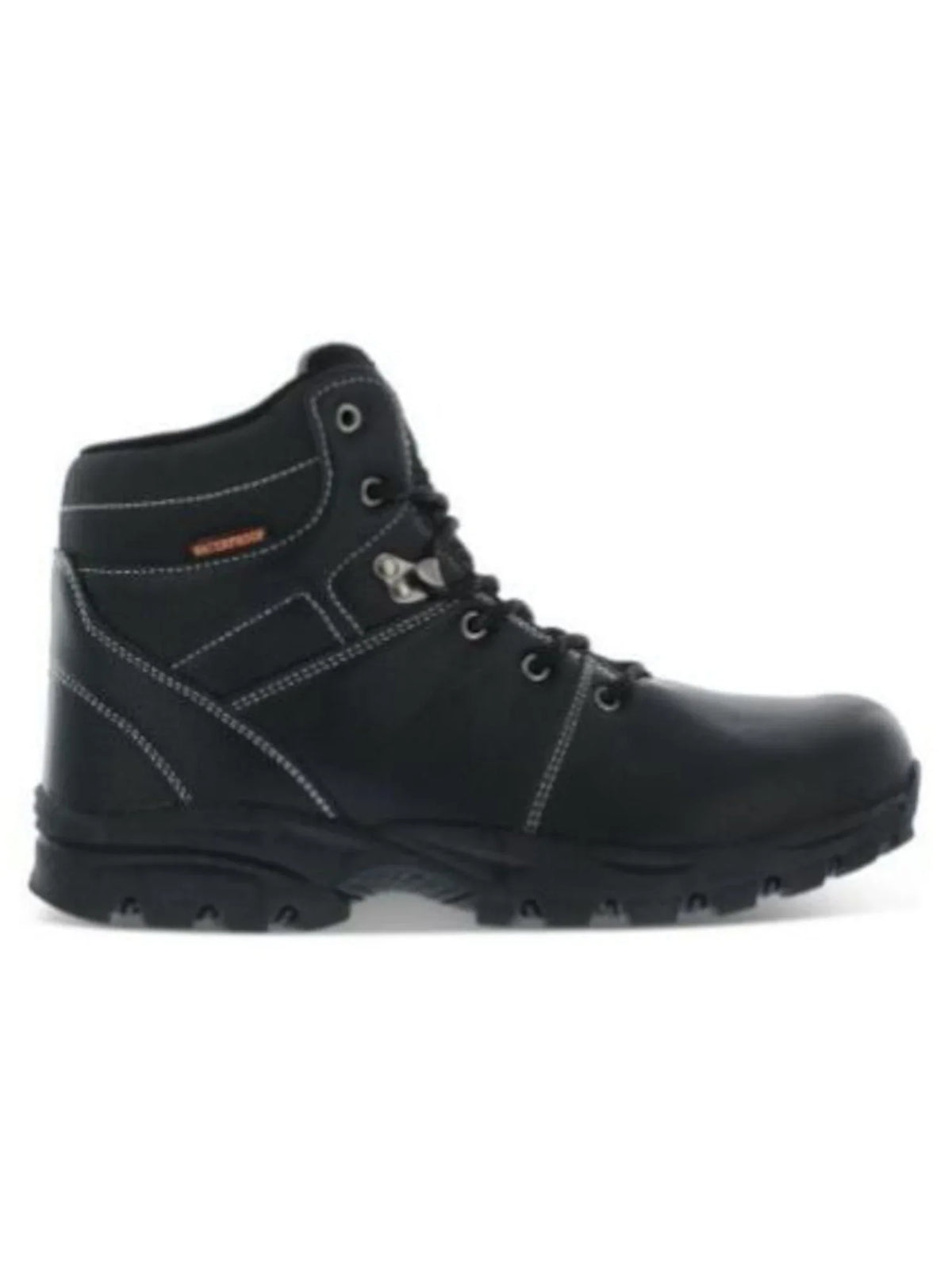 WEATHERPROOF VINTAGE Mens Black Mixed Media Padded Fluid Resistant Jeremiah Round Toe Lace-Up Hiking Boots 13 M
