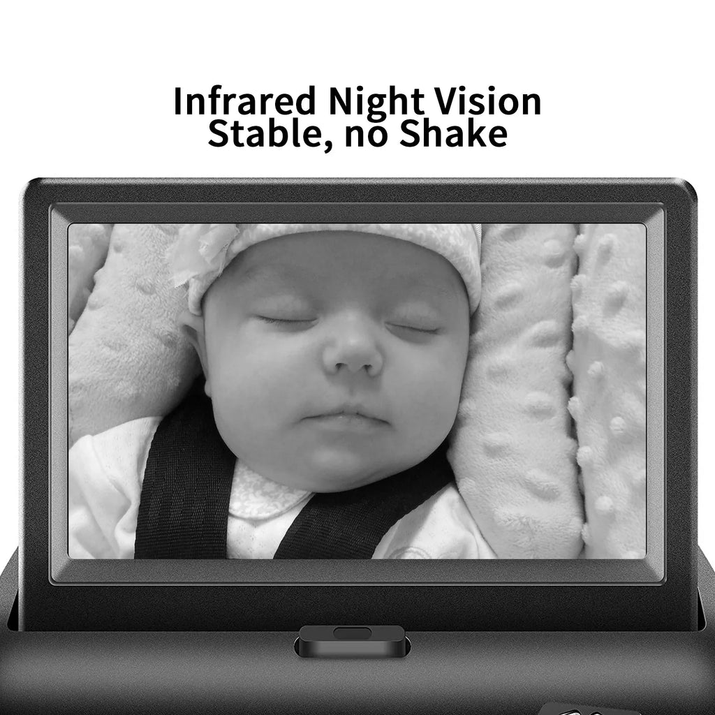 OWSOO Car 4.3'' Car Monitor with Infrared Night Vision Plug and Play View Infant in Rear Facing Seat with Wide Crystal Clear View Easily to Observe The 's Every Move