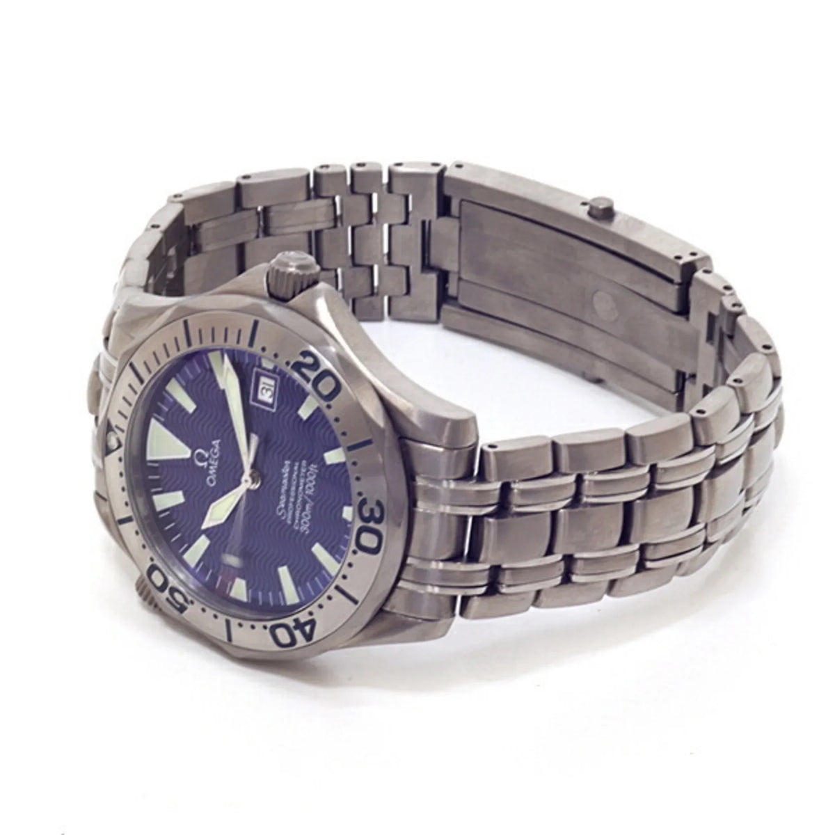 Pre-Owned OMEGA Men's Watch Seamaster Pro Divers 300 2231.80 Blue Dial Automatic Winding Finished (Good)