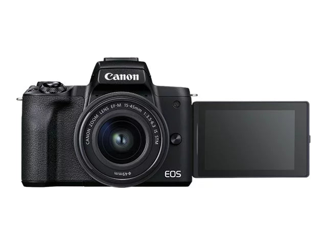 EOS M50 Mark II 24.1 Megapixel Mirrorless Camera with Lens, 0.59", 1.77", Black