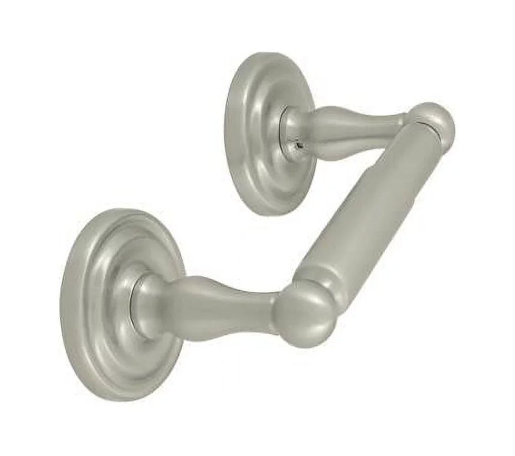 Solid Brass Double Post Toilet Paper Holder - R-Series (Paint Black)