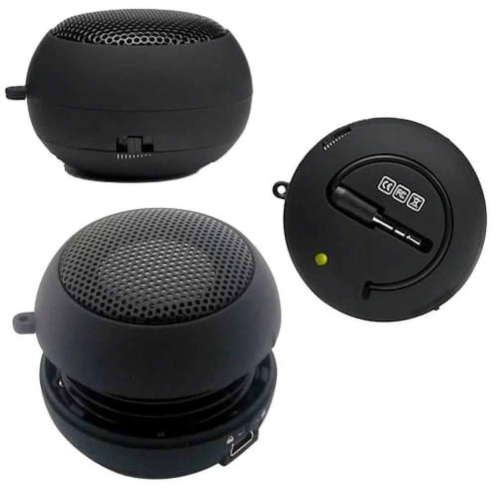 Wired Black Portable Universal Loud Speaker Multimedia Audio System Rechargeable Y7W Compatible With V30, K8, G4, Aristo, G5, Q6, K30, X Venture, V50 ThinQ 5G, V40 ThinQ, V35 ThinQ, Power