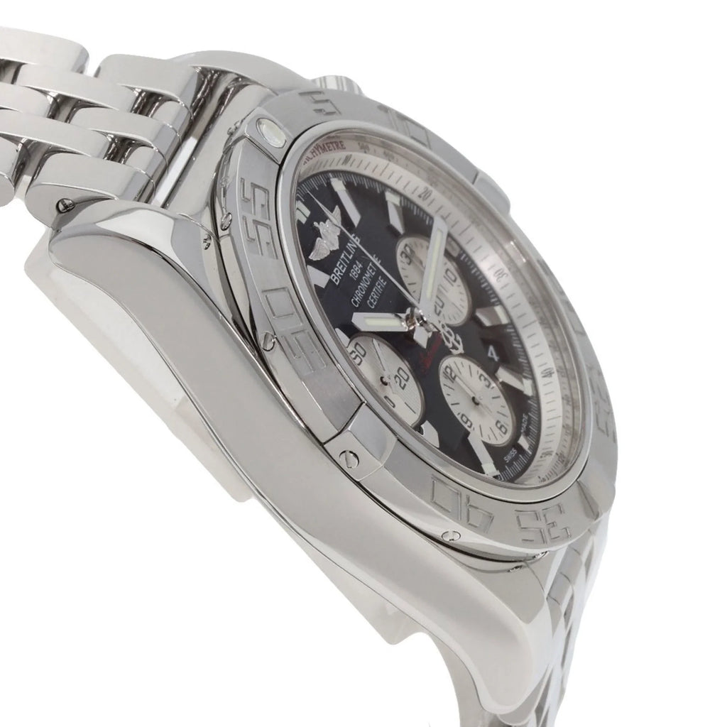Pre-Owned Breitling AB0110 Chronomat 44 Watch Stainless Steel/SS Men's BREITLING (Good)