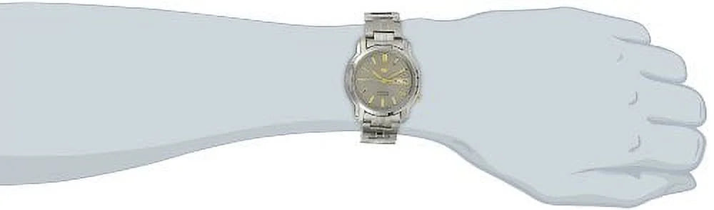 Seiko Men's SNKK67"Seiko 5" Grey Dial Stainless Steel Automatic Watch