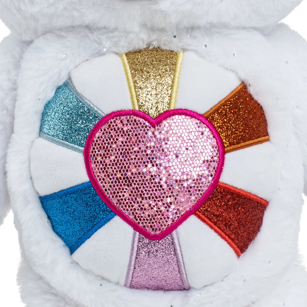 Care Bears 14" Hopeful Heart Bear and 5" Collectible Hopeful Heart Bear - Special Collector Limited Edition.