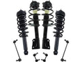 Front and Rear Strut Coil Spring and Sway Bar Link Kit - 8 Piece - Compatible with 2009 - 2018 Dodge Journey 3.5L 3.6L V6 2010 2011 2012 2013 2014 2015 2016 2017