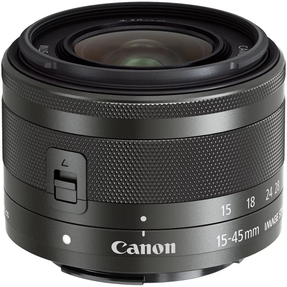 EOS M200 Mirrorless Camera (Black) +15-45mm f/3.5-6.3 IS STM Lens (Graphite) -LOADED KIT