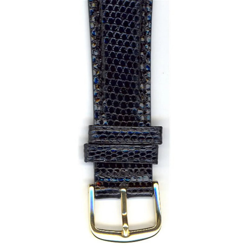 Seiko Watchband 20mm Black Genuine Padded Java Lizard MS9436 fits SDW664 part#54275