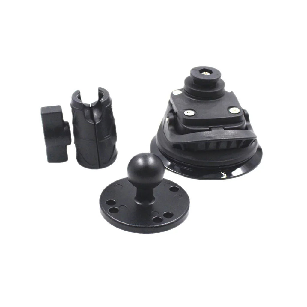 Fish Bracket Kayak Fish Holder 1inch Ball Boat Replacement Deck Mounted Universal Mounting Plate for Depth