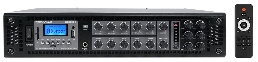(10) JBL CONTROL 85M 5.25" Commercial 70v Outdoor Landscape Speakers+Amplifier