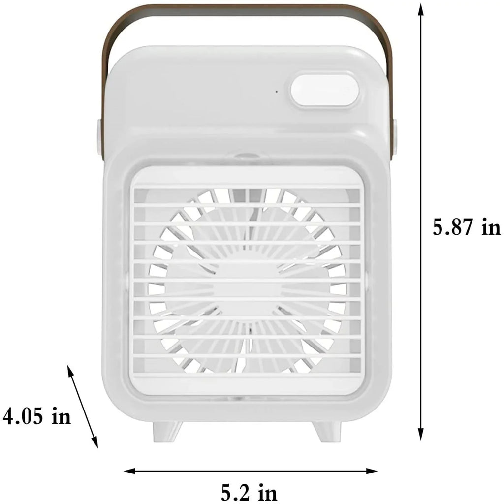 YHAIOGS Personal Air Cooler Evaporative Ultra Portable 3 Speed Ventilation Fluid Tank office Home Kitchen Camping