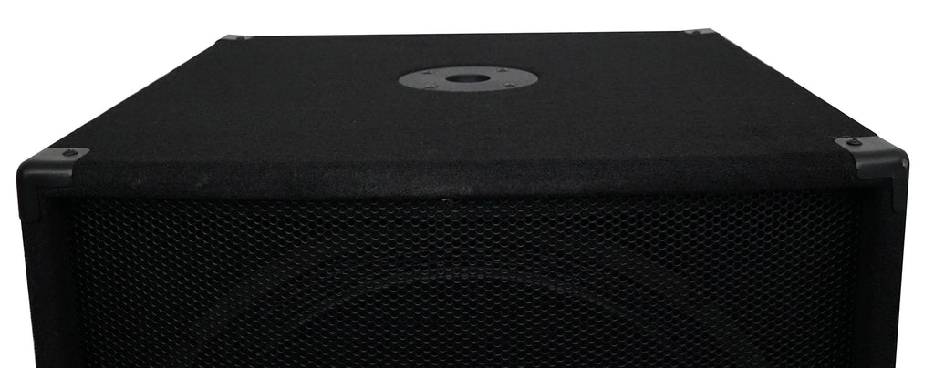Rockville SBG1184 18" 1000 Watt Passive 4-Ohm Pro DJ Subwoofer + Steel Casters