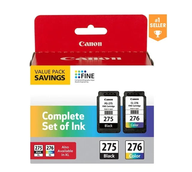 PG-275, CL-276 Value Pack Complete Set of Ink