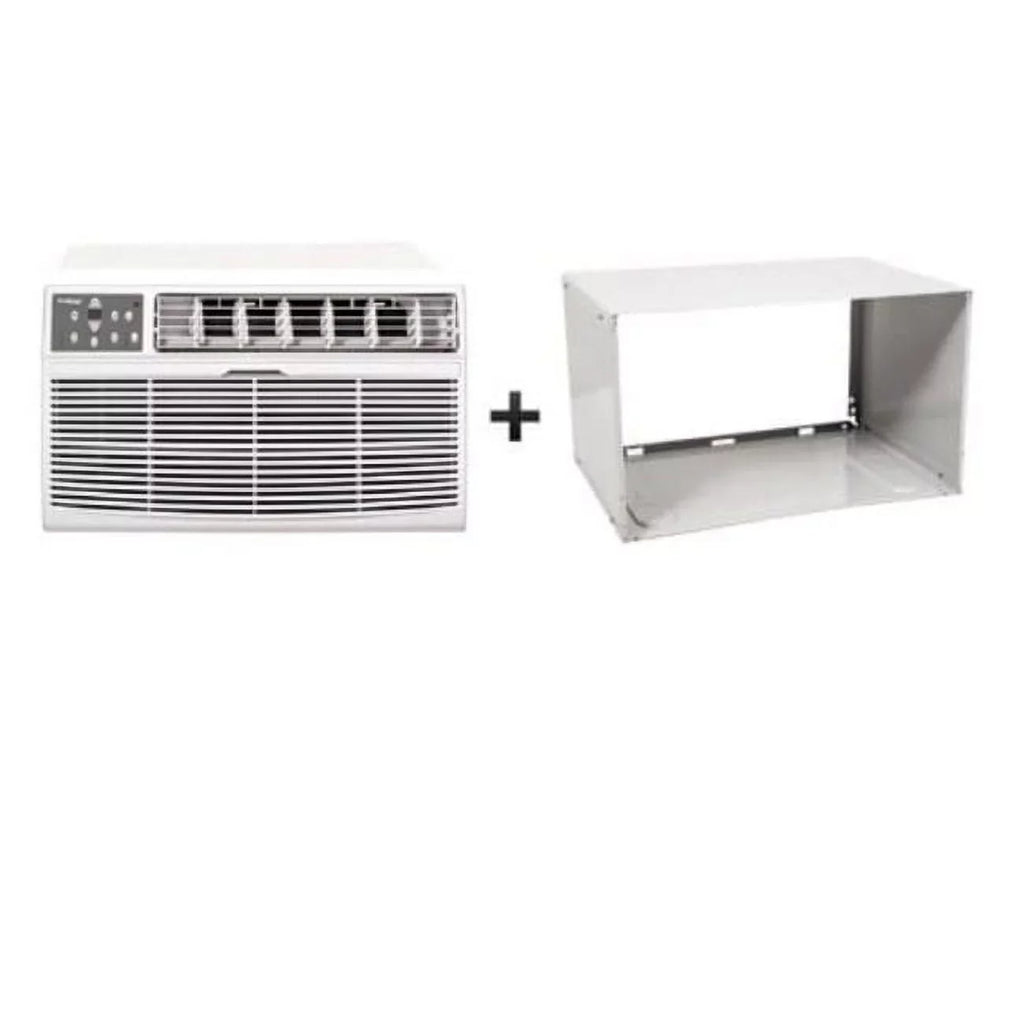 Koldfront Wtc12012wco230vslv 12,000 BTU 230 Volt Through-The-Wall Air Conditioner And Wall