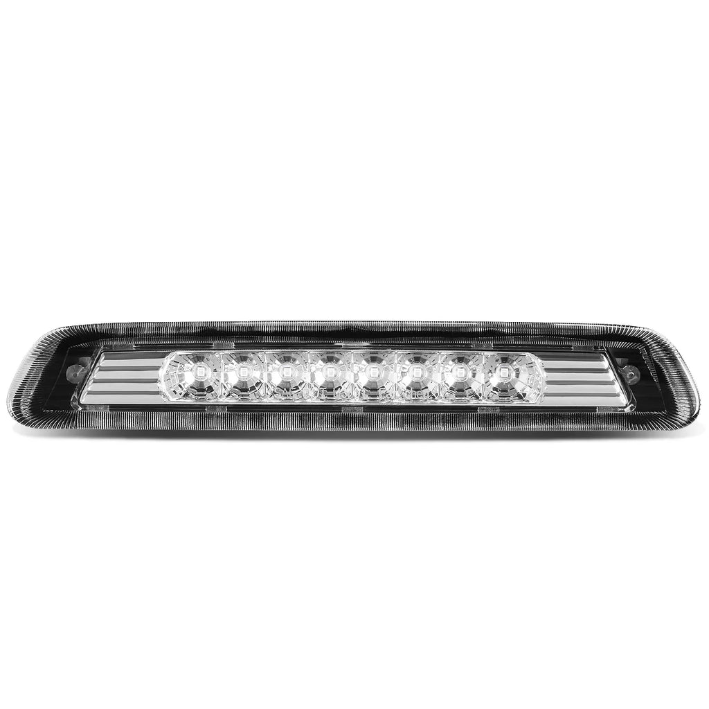 DNA Motoring 3BL-4RUNNER03-LED-CH For 2003 to 2009 Toyota 4Runner N210 Rear LED 3rd Third Tail Brake Light Stop Lamp Chrome Housing 04 05 06 07 08