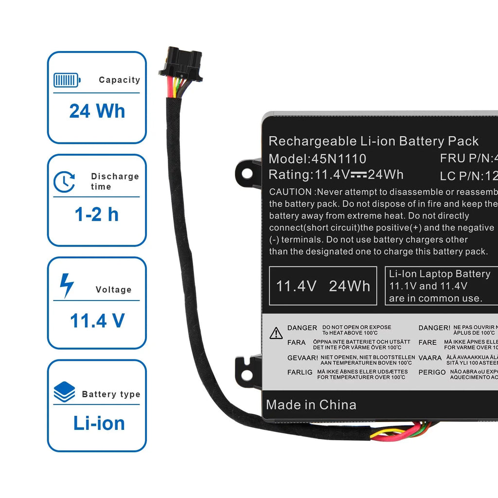 Battery For ThinkPad T450S T460 45N1108