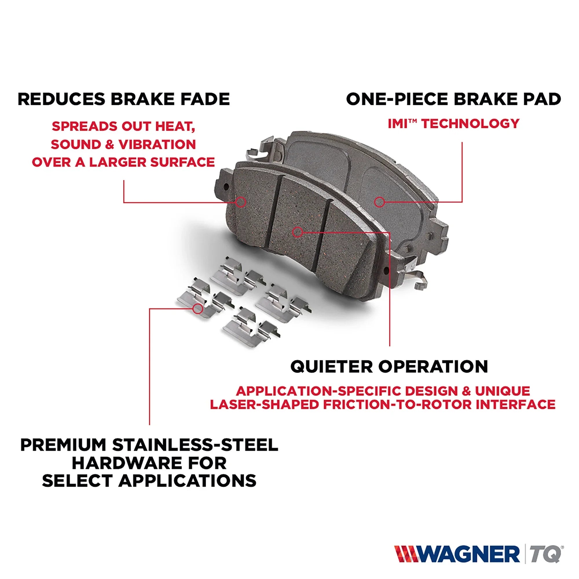 Wagner Disc Brake Pad Set for Acura MDX, Honda Pilot, Ridgeline QC1724 Fits select: 2019-2023 HONDA PASSPORT, 2021 HONDA PILOT EX