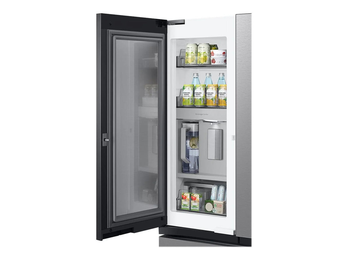 Bespoke 3-Door French Door Refrigerator (30 cu. ft.) with Beverage Center RF30BB6600QL