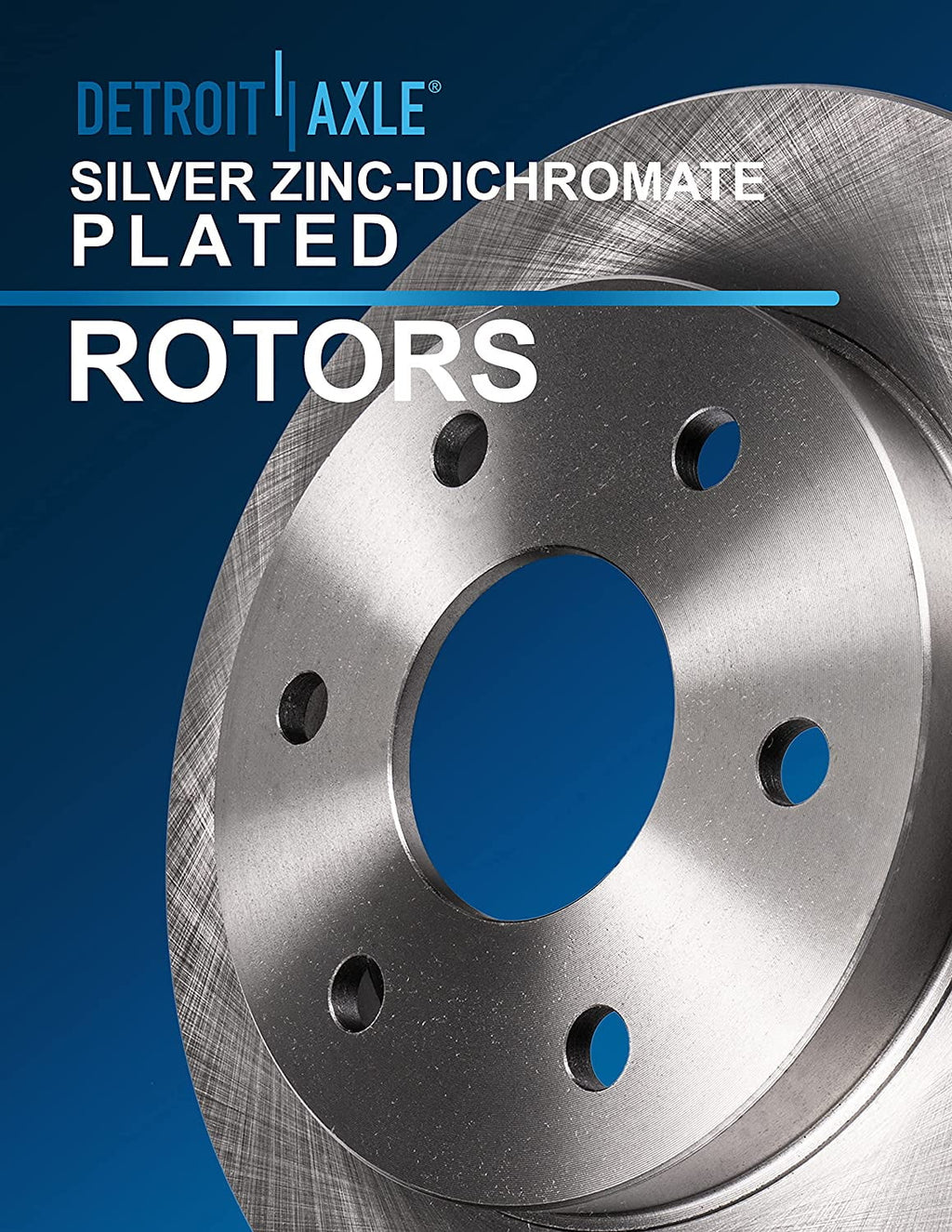 Detroit Axle - Front Brake Kit for Chevy GMC Silverado Sierra Yukon XL Avalanche 1500 Tahoe Cadillac Escalade EXT ESV Disc Brake Rotors Ceramic Brakes Pads : 12" Rotor - [4-Wheel Disc Model]