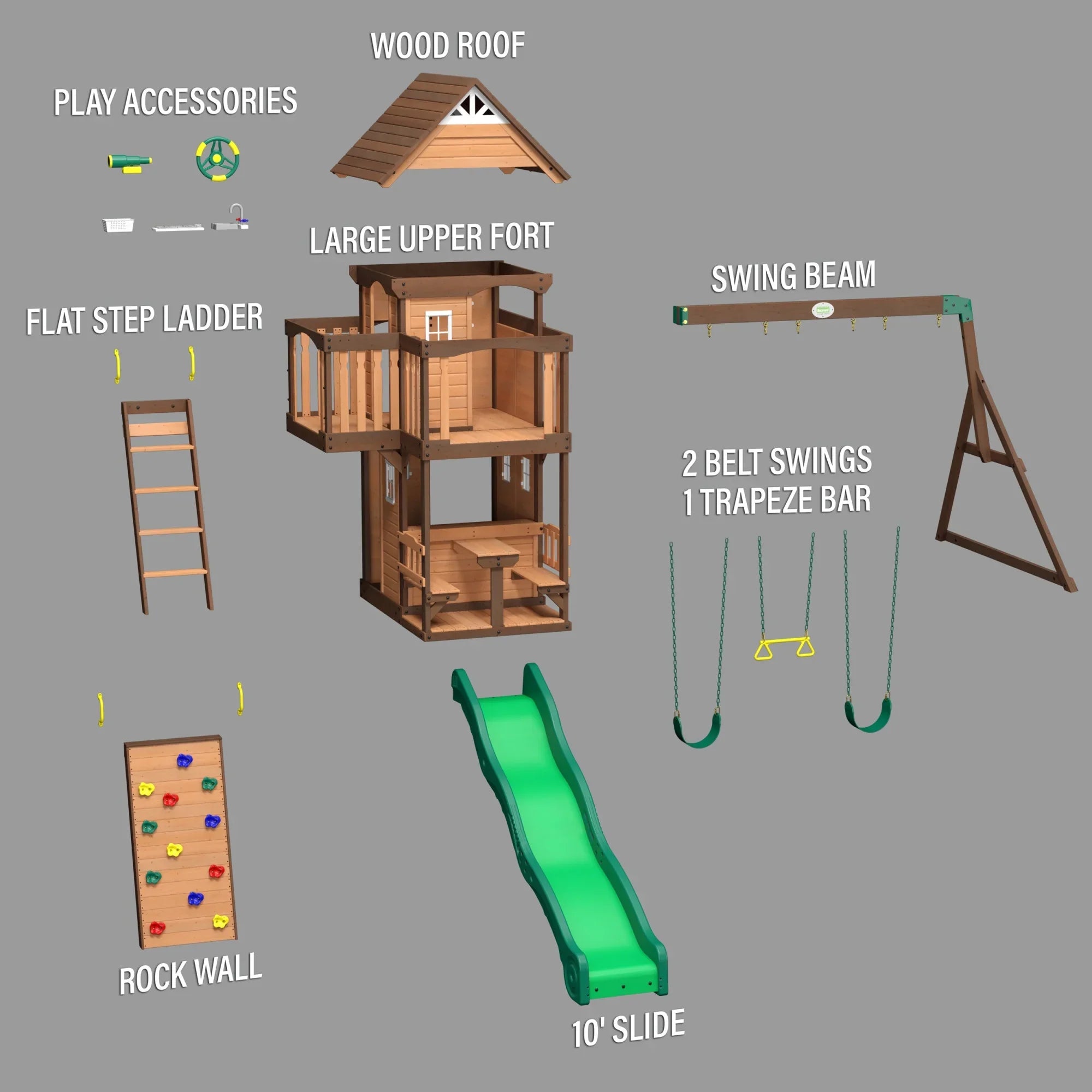 Backyard Discovery Mount Triumph Swing Set
