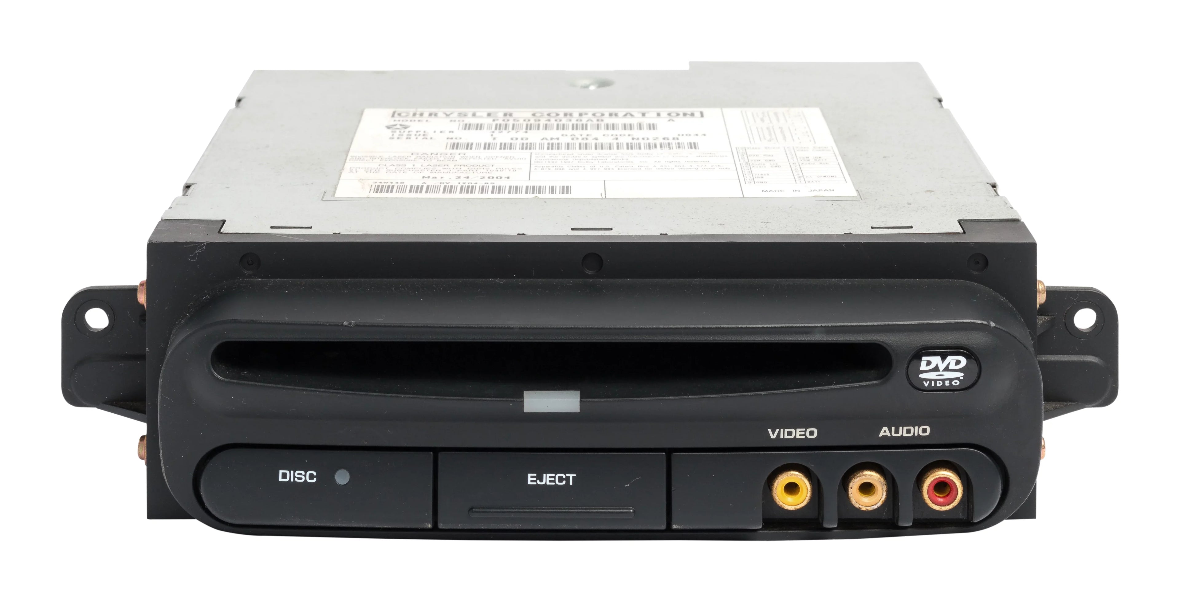 Restored 2002-03 Chrysler Voyager Town & Country Single-Disc DVD Player P05094038AB (Refurbished)
