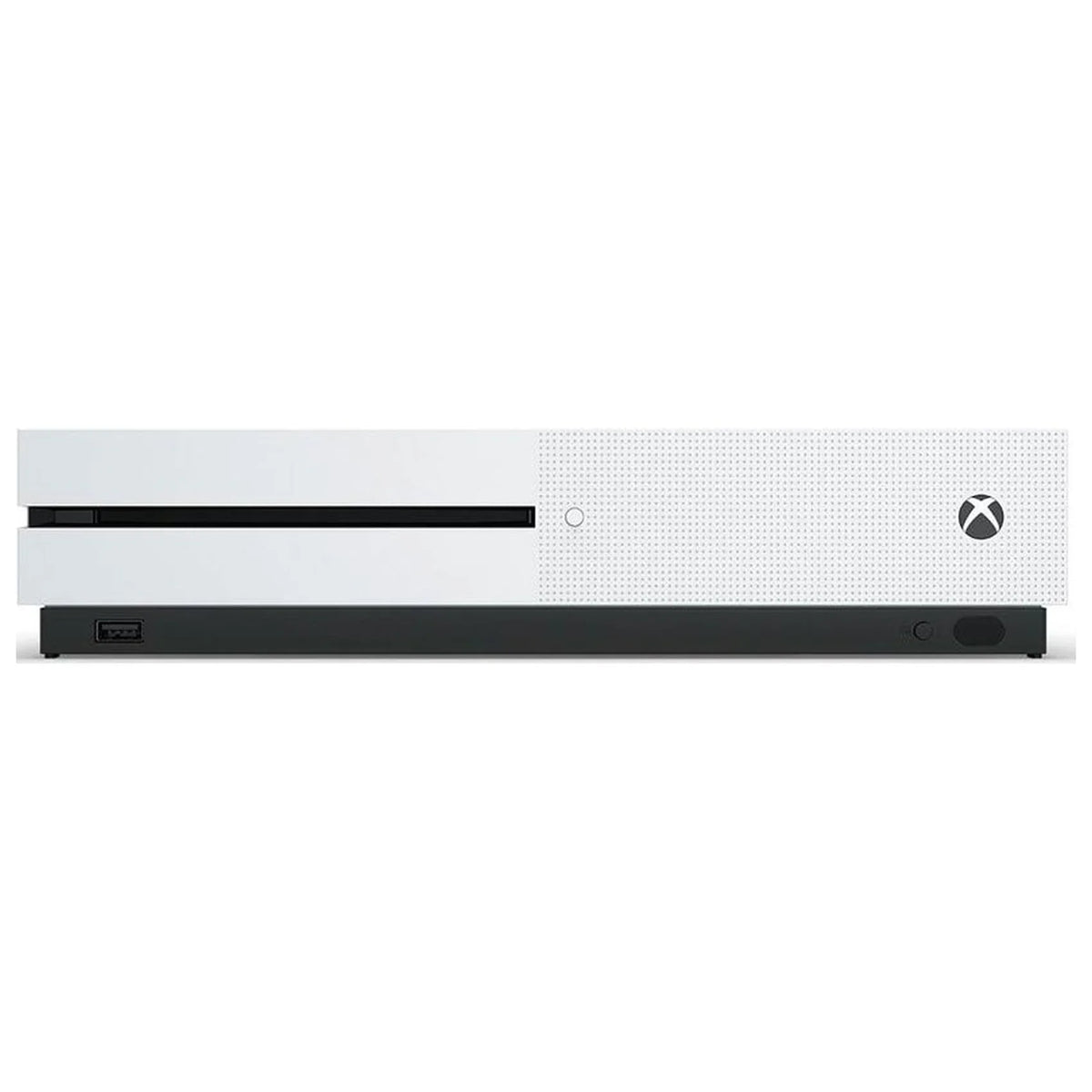 Xbox One S 1TB with 2 Controller, 4K Ultra HD White with BOLT AXTION Cleaning Kit HDMI Bundle Like New