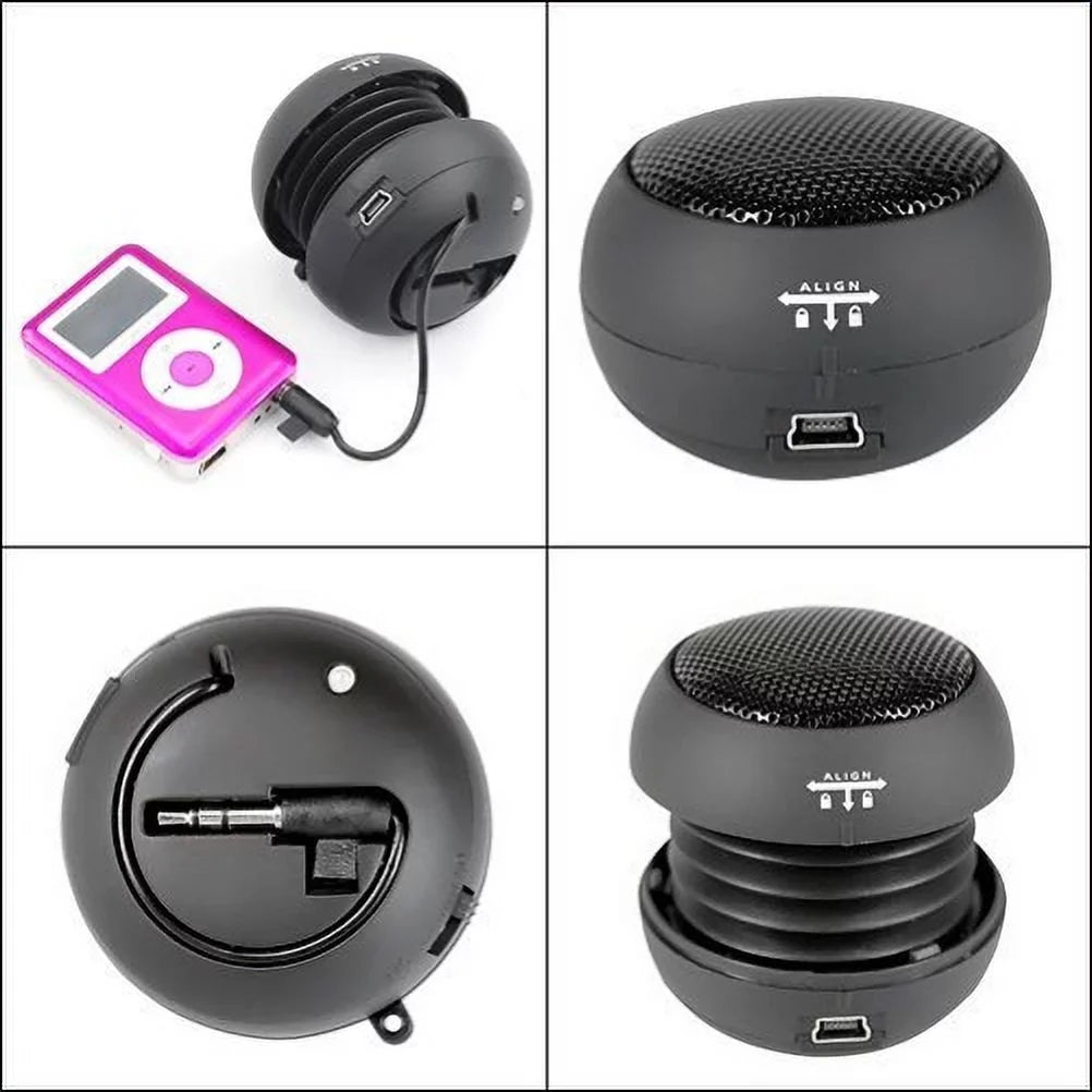 Wired Black Portable Universal Loud Speaker Multimedia Audio System Rechargeable Y7W Compatible With V30, K8, G4, Aristo, G5, Q6, K30, X Venture, V50 ThinQ 5G, V40 ThinQ, V35 ThinQ, Power