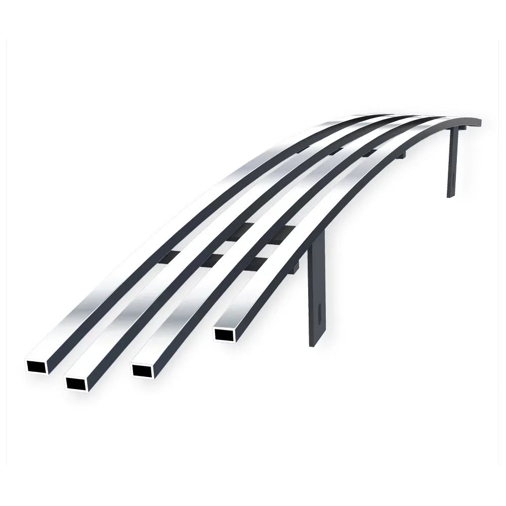 APS Premium Stainless Steel Chrome 8x6 Billet Grille Compatible with Chrysler 300 300C 2011-2014 Lower Bumper N19-S10366R