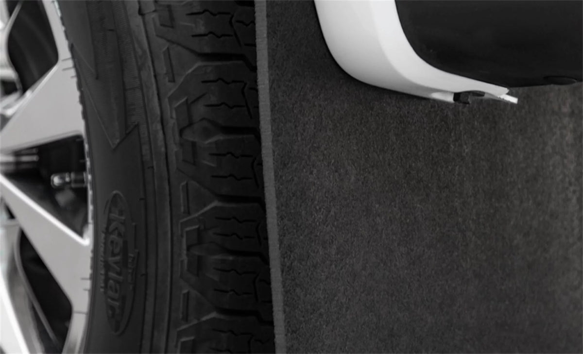 Access ROCKSTAR 2021+ Ford F-150 (Excl. Raptor) 12in W x 23in L Splash Guard - w/ Trim Plates - E101004239