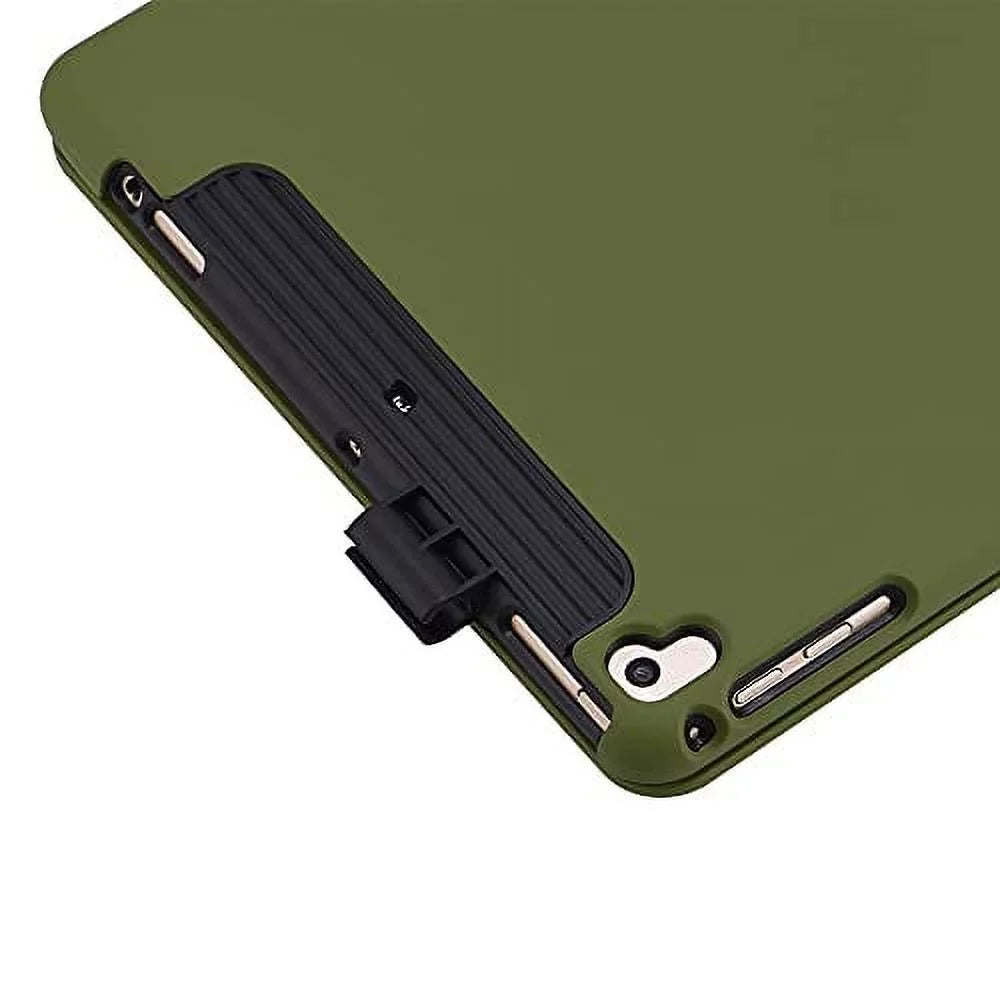 iPad Keyboard Case for 10.2 2021 9th 2020 8th 2019 7th, iPad Air 10.5 2019, iPad Pro 10.5 2017 - Backlit - 360 Rotatable - Wireless - 9th Generation Clickable Touchpad - iPad Air 3 - Camo Green