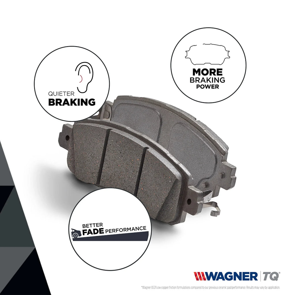 Wagner Disc Brake Pad Set for Acura MDX, Honda Pilot, Ridgeline QC1724 Fits select: 2019-2023 HONDA PASSPORT, 2021 HONDA PILOT EX